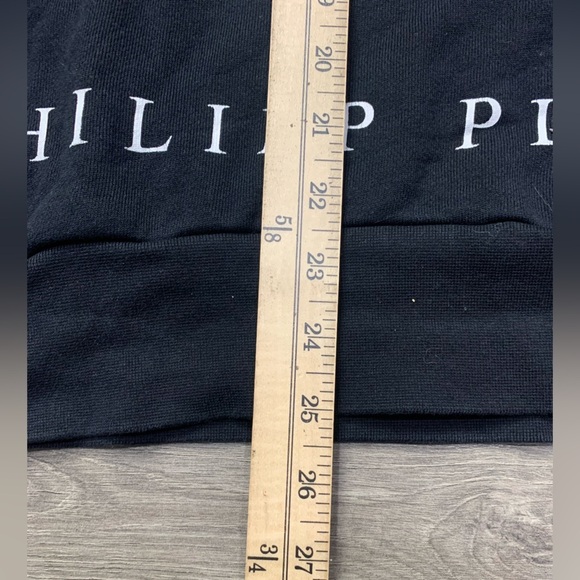Philipp Plein Homme Black PP 78 Skull Hoodie - Picture 8 of 16